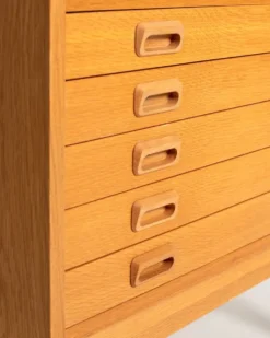 Commode en frêne suédois par Hylte, années 1960