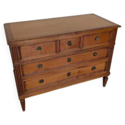 Commode en merisier 3 tiroirs - tres bon etat - style classique
