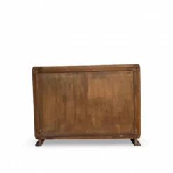 Commode en noyer burl art déco italien, années 1940