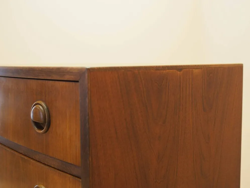 Commode en noyer, design danois, années 1960, designer : Kai Kristiansen