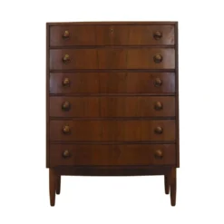 Commode en noyer, design danois, années 1960, designer : Kai Kristiansen