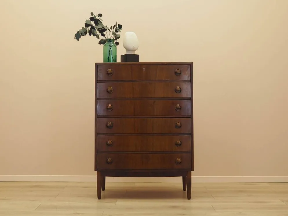 Commode en noyer, design danois, années 1960, designer : Kai Kristiansen