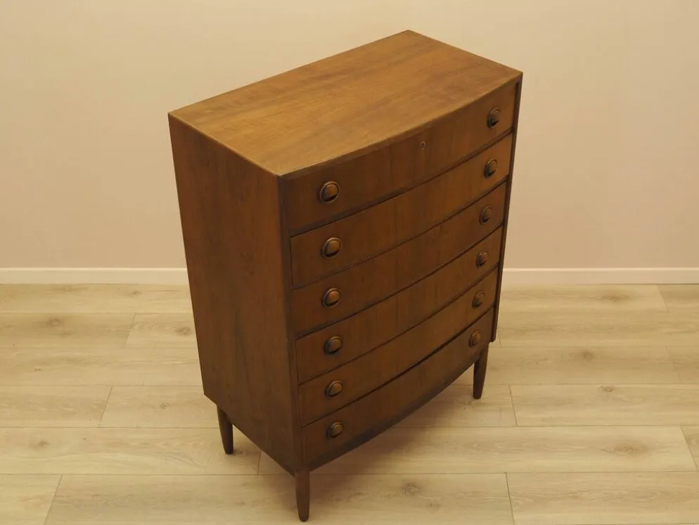 Commode en noyer, design danois, années 1960, designer : Kai Kristiansen