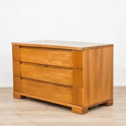 Commode en orme Maison Regain, années 1980