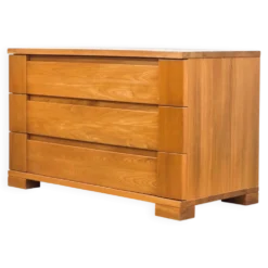 Commode en orme Maison Regain, années 1980