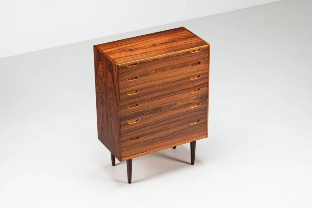 Commode en palissandre Svend Langkilde Langkilde Mobler Danemark 1960