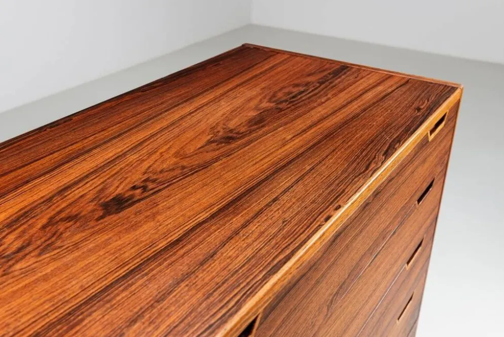 Commode en palissandre Svend Langkilde Langkilde Mobler Danemark 1960