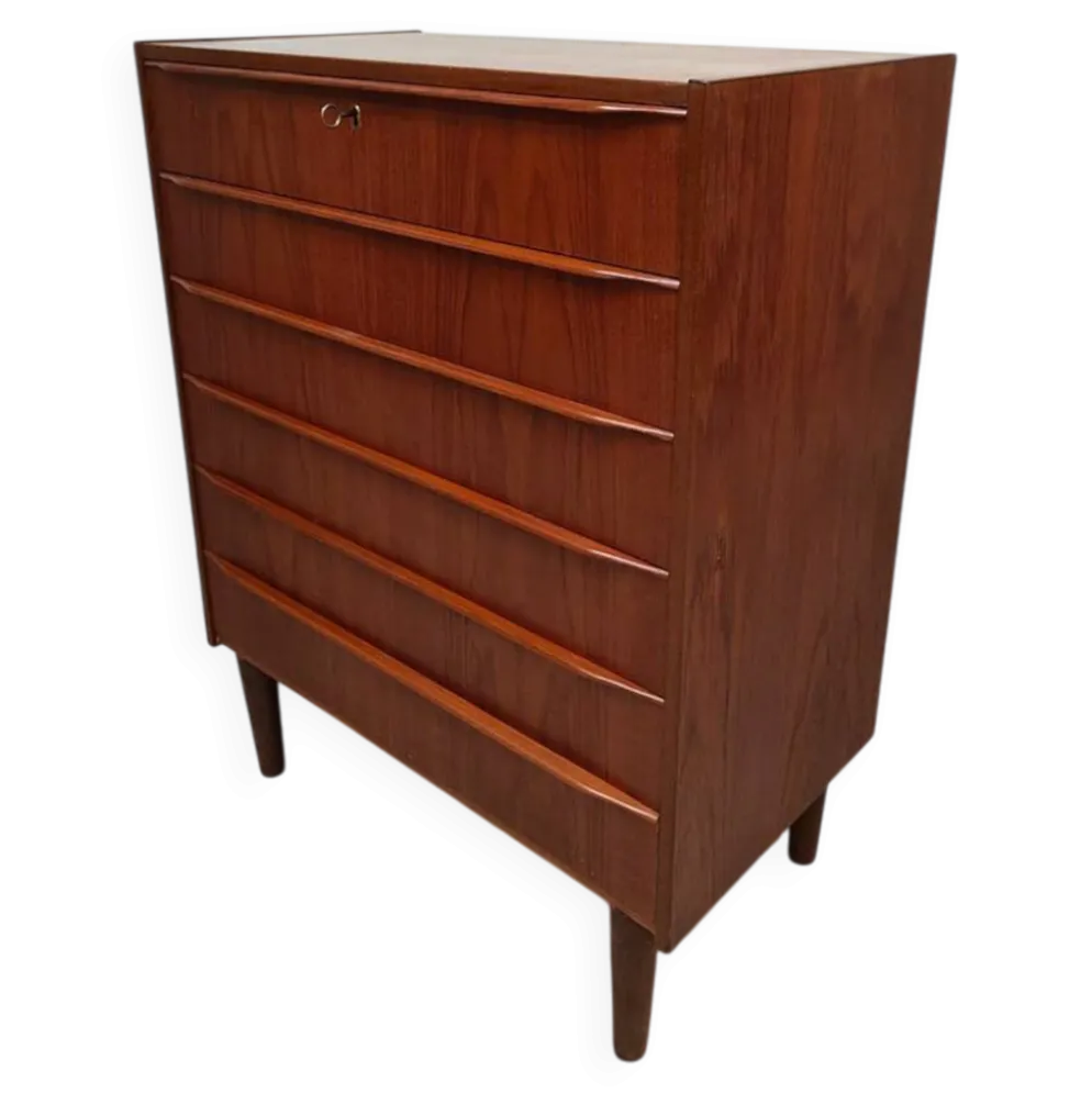 Commode en teck au design danois vintage