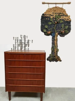 Commode en teck au design danois vintage