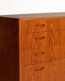 Commode en teck danois, années 1960