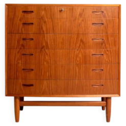 Commode en teck danois, années 1960