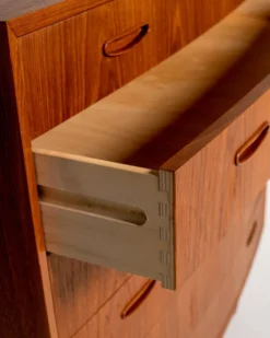 Commode en teck danois, années 1960