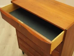 Commode en teck, design danois, années 1970, fabriquée au Danemark
