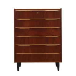 Commode en teck, design danois, années 1970, fabriquée au Danemark