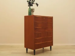 Commode en teck, design danois, années 1970, fabriquée au Danemark