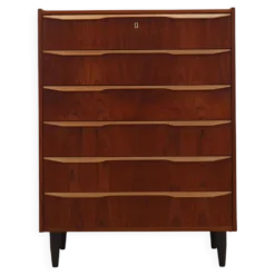 Commode en teck, design danois, années 1970, fabriquée au Danemark