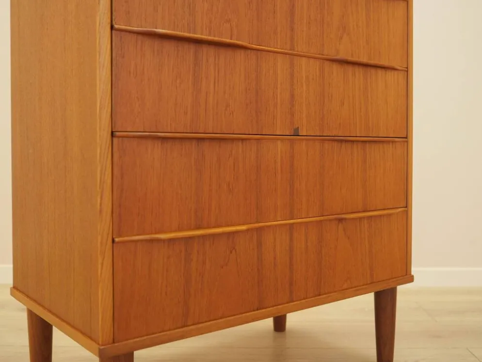 Commode en teck, design danois, années 1970, fabriquée au Danemark