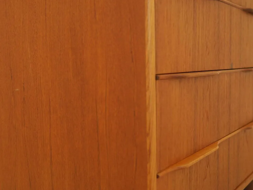 Commode en teck, design danois, années 1970, fabriquée au Danemark