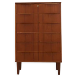 Commode en teck, design danois, années 1970, fabriquée au Danemark