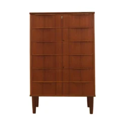 Commode en teck, design danois, années 1970, fabriquée au Danemark