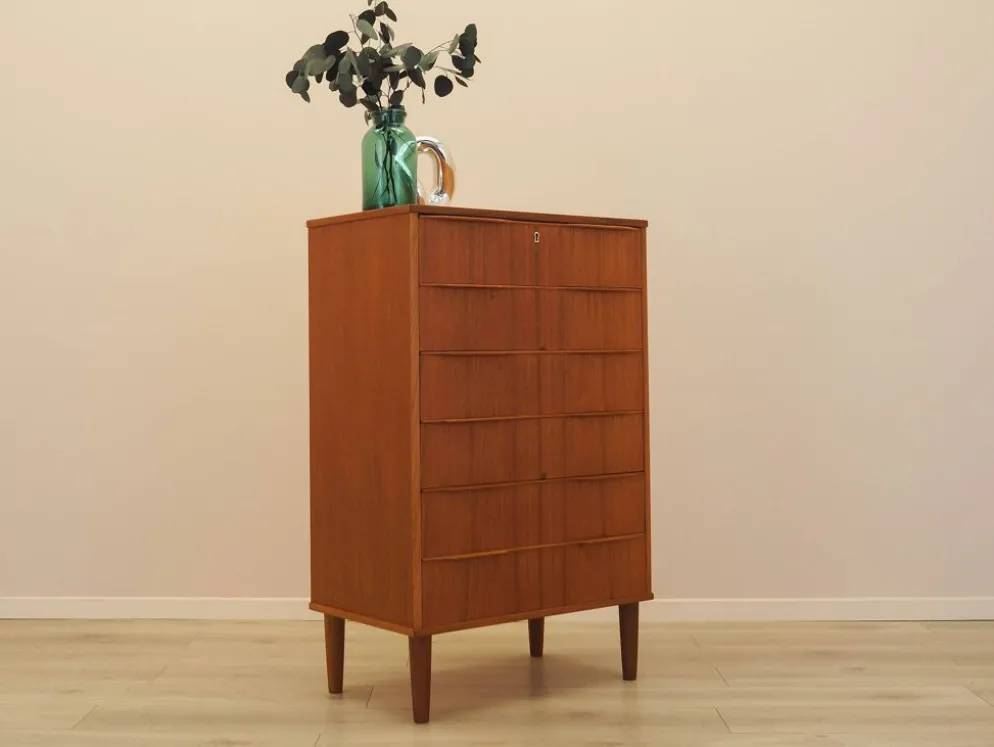 Commode en teck, design danois, années 1970, fabriquée au Danemark