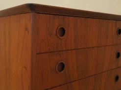 Commode en teck, design danois, années 1970, fabriquée au Danemark