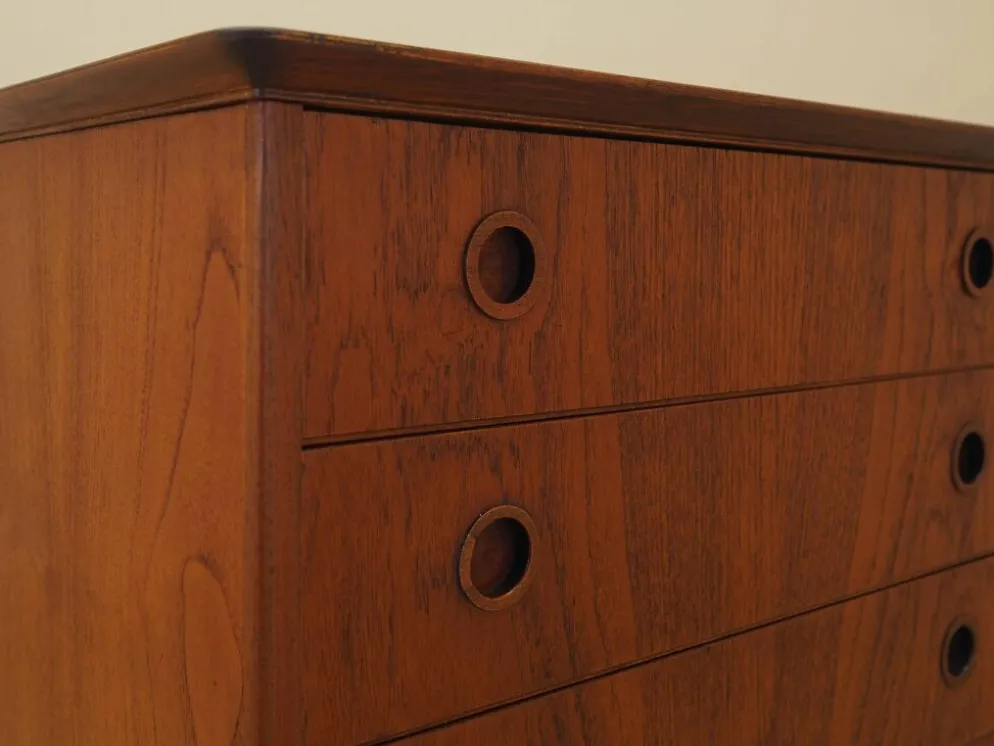 Commode en teck, design danois, années 1970, fabriquée au Danemark