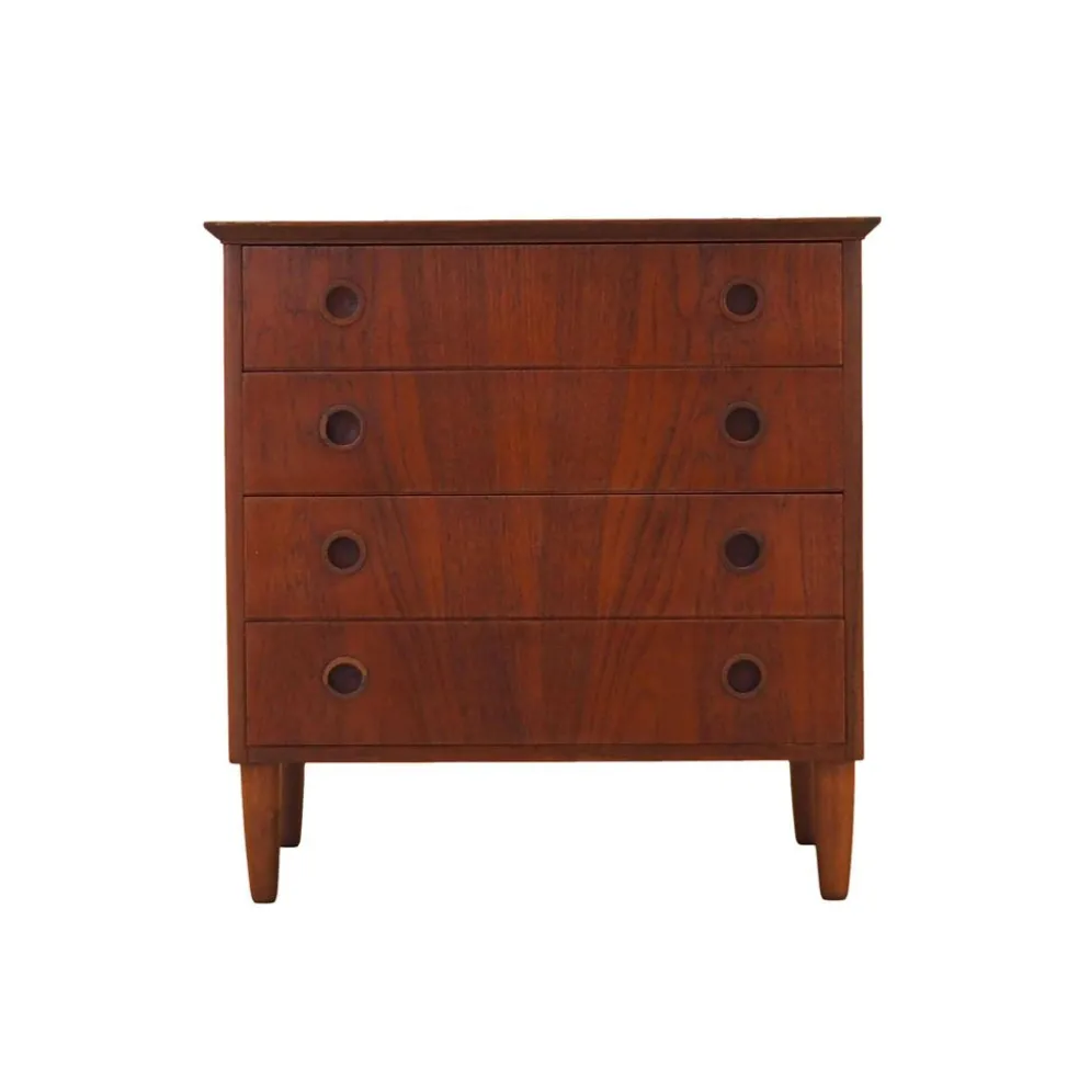 Commode en teck, design danois, années 1970, fabriquée au Danemark