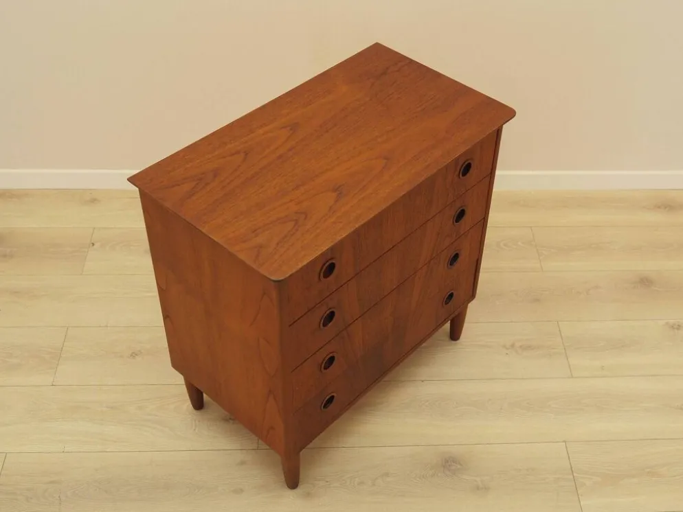 Commode en teck, design danois, années 1970, fabriquée au Danemark