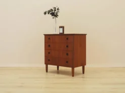 Commode en teck, design danois, années 1970, fabriquée au Danemark