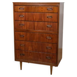 Commode en teck de style Mid-Century, Danemark, années 1960