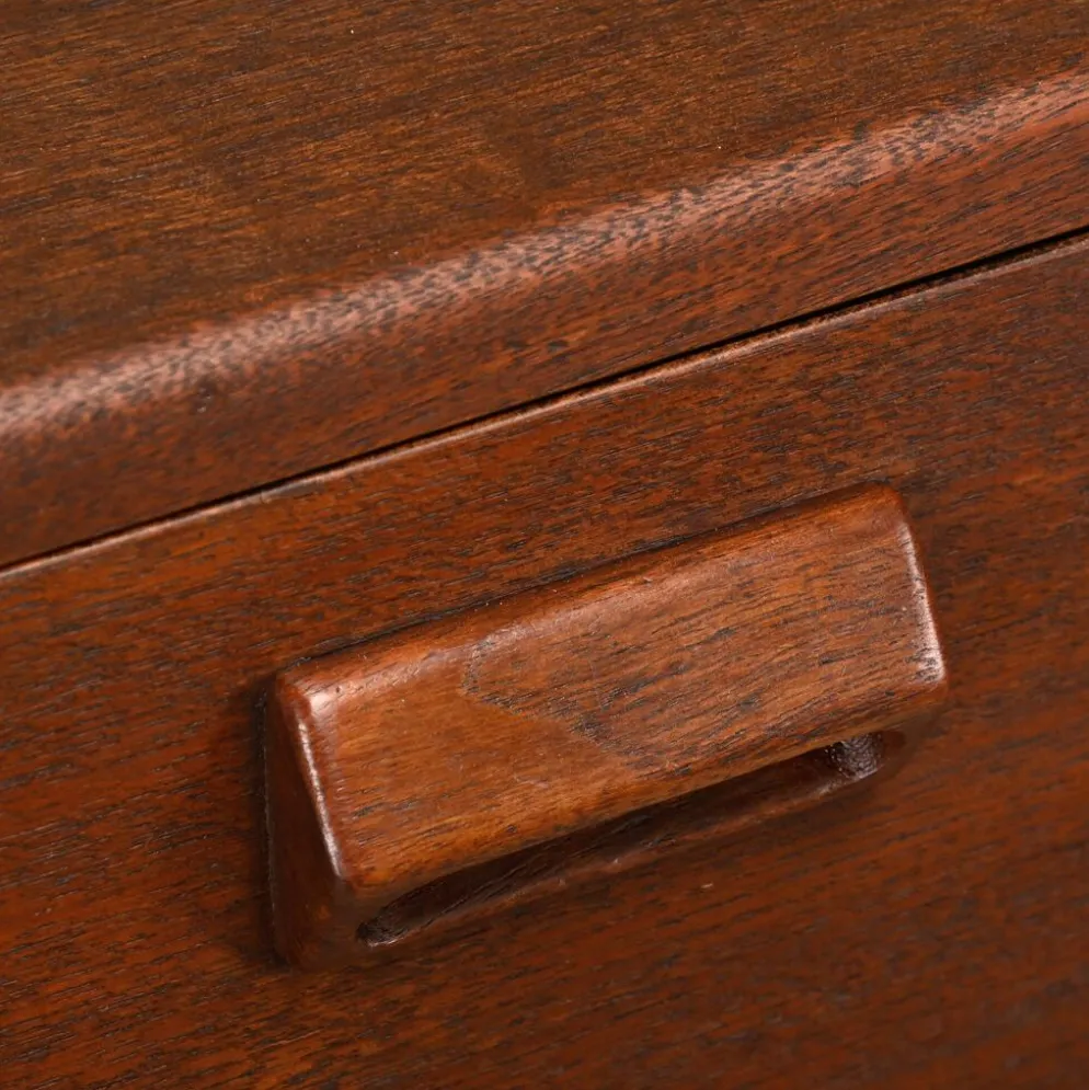 Commode en teck et hêtre de Børge Mogensen, Søborg Møbler