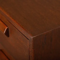 Commode en teck et hêtre de Børge Mogensen, Søborg Møbler