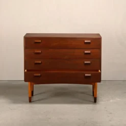 Commode en teck et hêtre de Børge Mogensen, Søborg Møbler