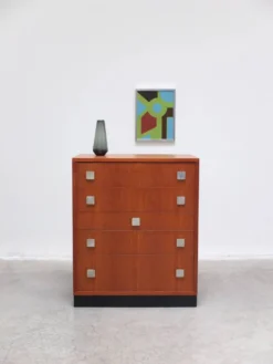 Commode en teck par Alfred Hendrickx pour Belform, années 1960.