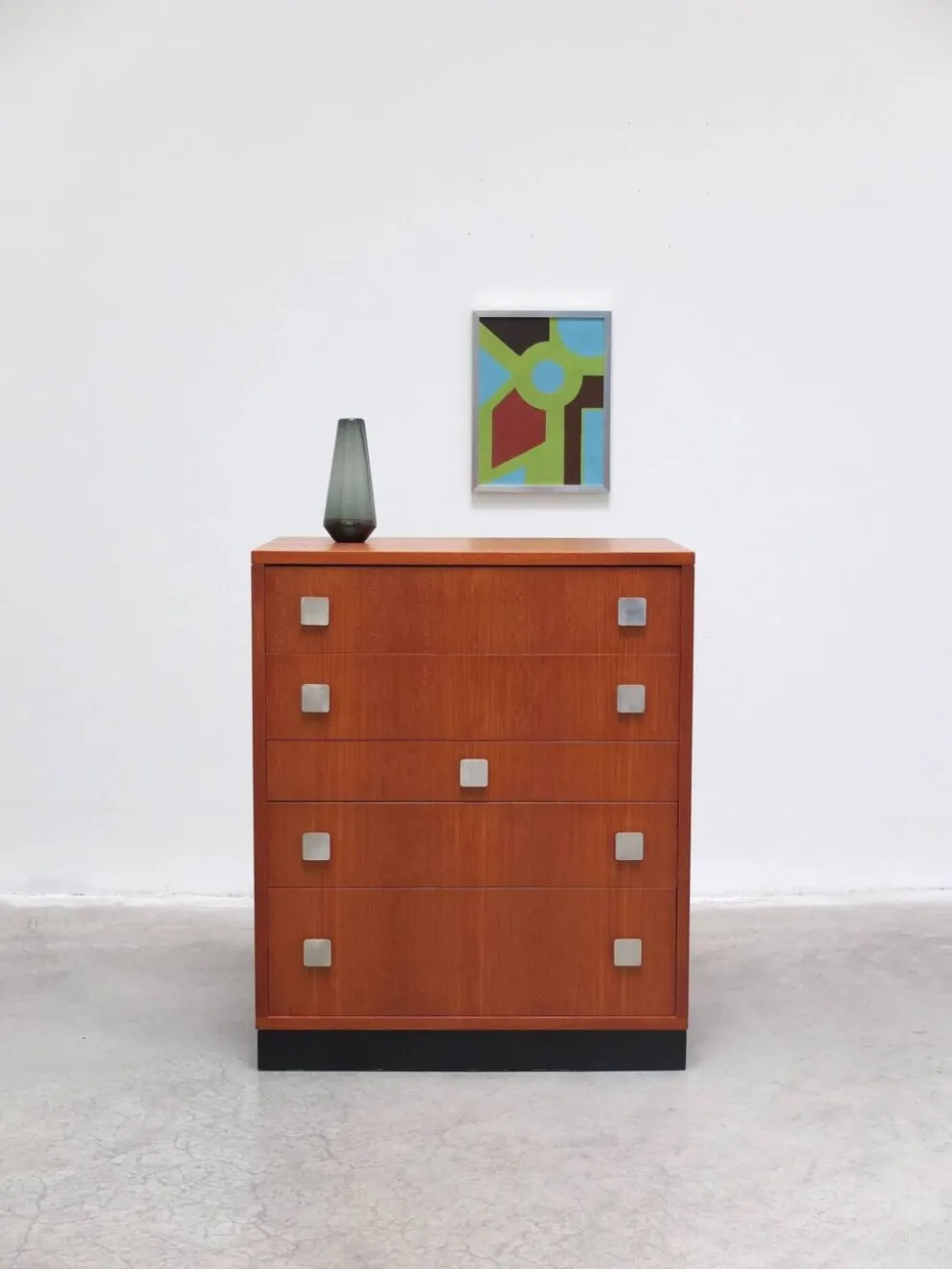 Commode en teck par Alfred Hendrickx pour Belform, années 1960.