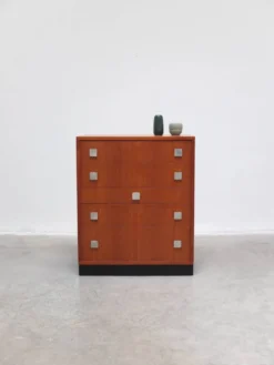 Commode en teck par Alfred Hendrickx pour Belform, années 1960.