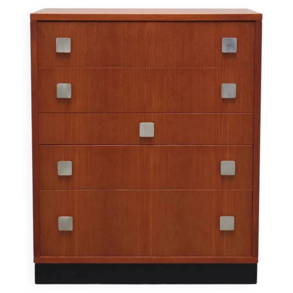 Commode en teck par Alfred Hendrickx pour Belform, années 1960.