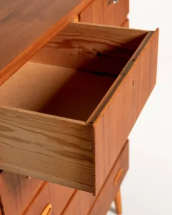 Commode en teck scandinave, années 1960