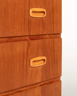 Commode en teck scandinave, années 1960