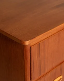 Commode en teck scandinave, années 1960