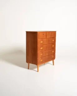 Commode en teck scandinave, années 1960