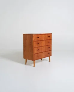 Commode en teck suédois, années 1960