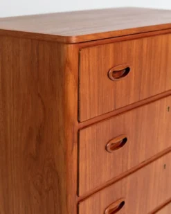 Commode en teck suédois, années 1960