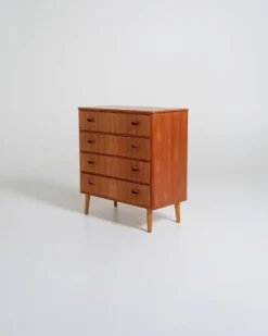 Commode en teck suédois, années 1960