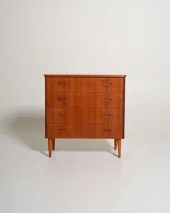 Commode en teck suédois, années 1950