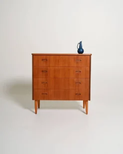 Commode en teck suédois, années 1950