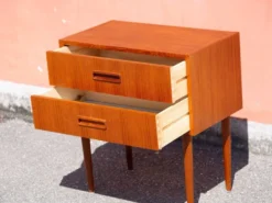 Commode en teck vintage danoise des années 1960