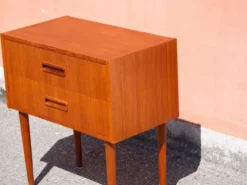 Commode en teck vintage danoise des années 1960