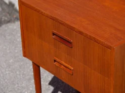 Commode en teck vintage danoise des années 1960